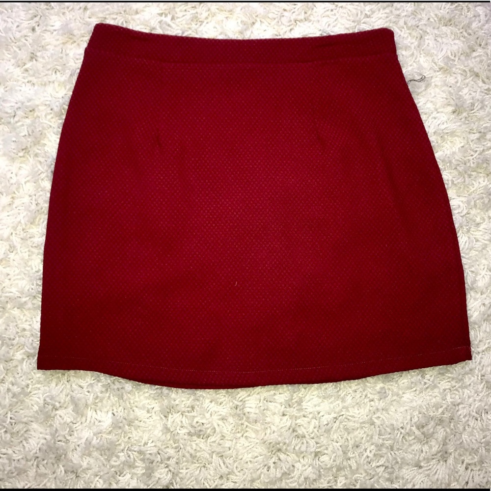 Everly Textured Mini Skirt
